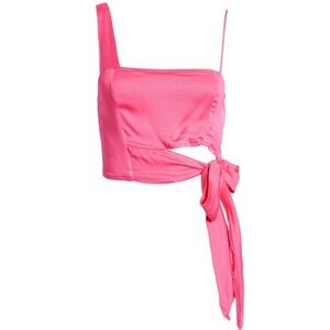 Free People Mila Tie Front Crop Top